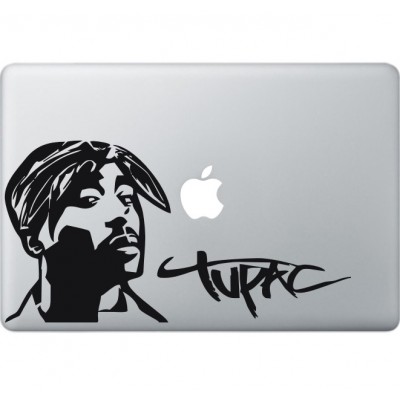Tupac Shakur Macbook aufkleber